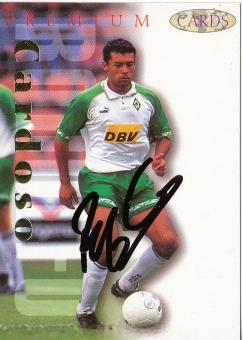 Rodolfo Esteban Cardoso  SV Werder Bremen  Panini Bundesliga Card original signiert 