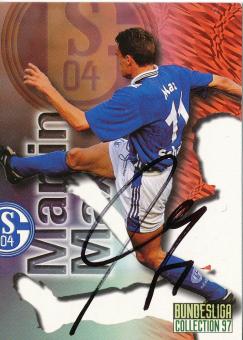 Martin Max  FC Schalke 04  Panini Bundesliga Card original signiert 