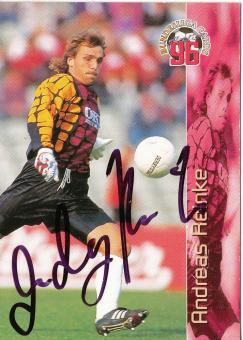 Andreas Reinke  FC Kaiserslautern  Panini Bundesliga Card original signiert 