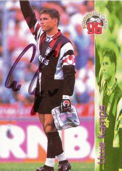 Uwe Kamps  Borussia Mönchengladbach  Panini Bundesliga Card original signiert 