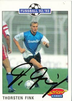 Thorsten Fink  SG Wattenscheid 09   Panini Bundesliga Card original signiert 