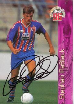 Stephan Paßlack  Bayer 05 Uerdingen  Panini Bundesliga Card original signiert 