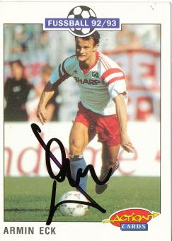 Armin Eck  Hamburger SV  Panini Bundesliga Card original signiert 