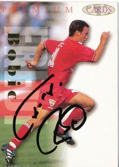 Fredi Bobic  VFB Stuttgart  Panini Bundesliga Card original signiert 