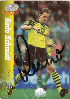 Bodo Schmidt  Borussia Dortmund  Panini Bundesliga Card original signiert 