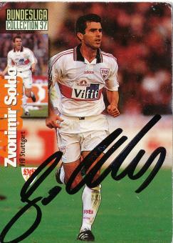 Zvonimir Soldo  VFB Stuttgart  Panini Bundesliga Card original signiert 