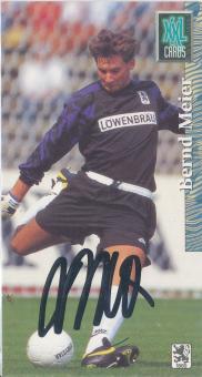 Bernd Meier † 2012  1860 München  Panini Bundesliga XXL Card original signiert 
