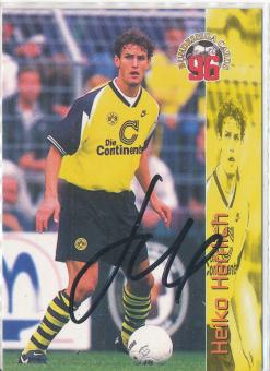 Heiko Herrlich  Borussia Dortmund  Panini Bundesliga Card original signiert 