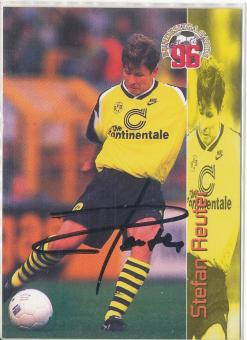 Stefan Reuter   Borussia Dortmund  Panini Bundesliga Card original signiert 