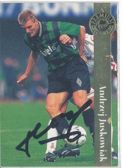 Andrzej Juskowiak  Borussia Mönchengladbach  Panini Bundesliga Card original signiert 