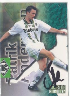 Patrik Andersson  Borussia Mönchengladbach  Panini Bundesliga Card original signiert 