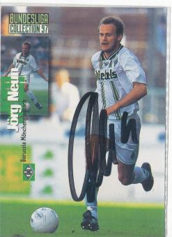 Jörg Neun  Borussia Mönchengladbach  Panini Bundesliga Card original signiert 