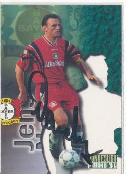 Jens Nowotny  Bayer 04 Leverkusen  Panini Bundesliga Card original signiert 