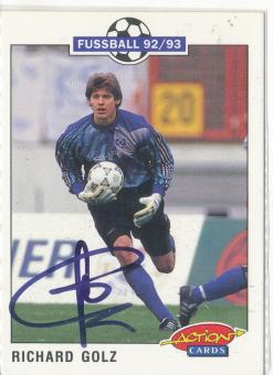 Richard Golz  Hamburger SV  Panini Bundesliga Card original signiert 