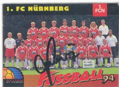 Michael Wiesinger  FC Nürnberg  Panini Bundesliga Card original signiert 