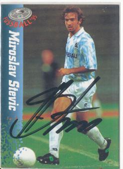 Miroslav Stevic  1860 München  Panini Bundesliga Card original signiert 