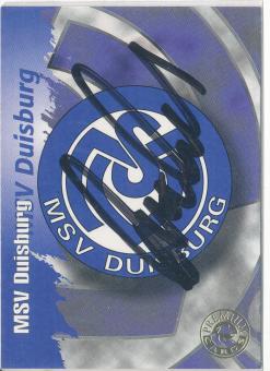 Friedhelm Funkel  MSV Duisburg  Panini Bundesliga Card original signiert 