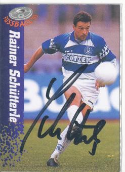Rainer Schütterle  MSV Duisburg  Panini Bundesliga Card original signiert 