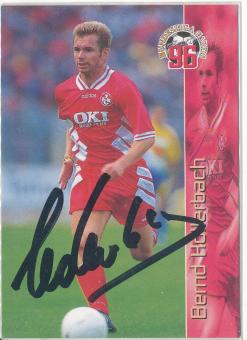Bernd Hollerbach  FC Kaiserslautern  Panini Bundesliga Card original signiert 