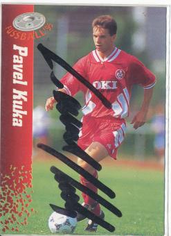 Pavel Kuka  FC Kaiserslautern  Panini Bundesliga Card original signiert 