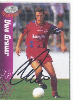 Uwe Grauer  Bayer 05 Uerdingen  Panini Bundesliga Card original signiert 