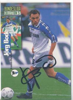 Jörg Bode  Arminia Bielefeld  Panini Bundesliga Card original signiert 