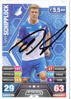 Sven Schipplock  TSG 1899 Hoffenheim  2014/2015 Match Attax Card orig. signiert 