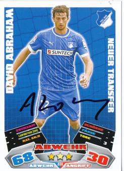 David Abraham  TSG 1899 Hoffenheim  2012/2013 Match Attax Card orig. signiert 