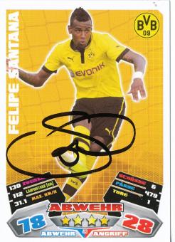 Felipe Santana  Borussia Dortmund  2012/2013 Match Attax Card orig. signiert 