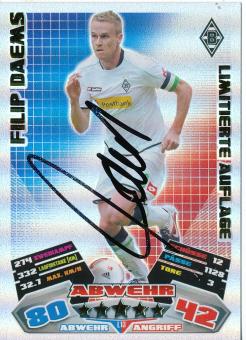 Filip Daems   Borussia Mönchengladbach  2012/2013 Match Attax Card orig. signiert 