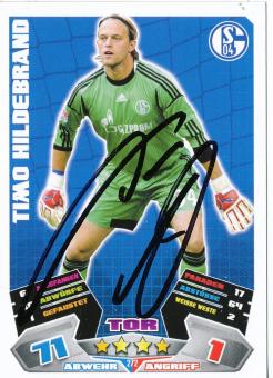 Timo Hildebrand  FC Schalke 04    2012/2013 Match Attax Card orig. signiert 