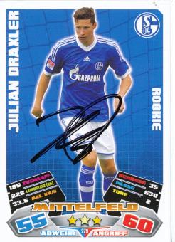 Julian Draxler   FC Schalke 04    2012/2013 Match Attax Card orig. signiert 