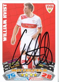William Kvist  VFB Stuttgart   2012/2013 Match Attax Card orig. signiert 