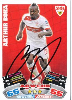 Arthur Boka  VFB Stuttgart   2012/2013 Match Attax Card orig. signiert 