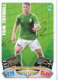Tom Trybull  SV Werder Bremen   2012/2013 Match Attax Card orig. signiert 