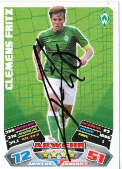 Clemens Fritz  SV Werder Bremen   2012/2013 Match Attax Card orig. signiert 