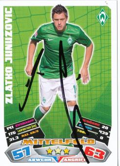 Zlatko Junuzovic  SV Werder Bremen   2012/2013 Match Attax Card orig. signiert 