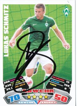 Lukas Schmitz  SV Werder Bremen   2012/2013 Match Attax Card orig. signiert 