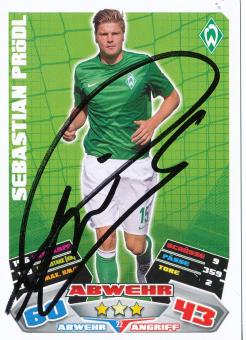 Sebastian Prödl  SV Werder Bremen   2012/2013 Match Attax Card orig. signiert 