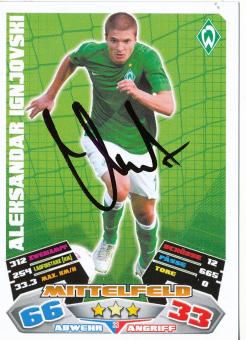 Aleksandar Ignjovski  SV Werder Bremen   2012/2013 Match Attax Card orig. signiert 