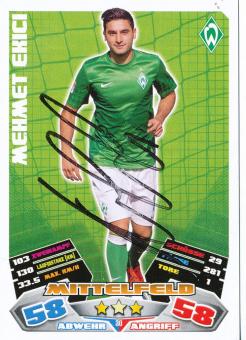 Mehmet Ekici  SV Werder Bremen   2012/2013 Match Attax Card orig. signiert 