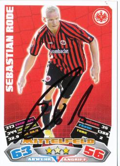 Sebastian Rode  Eintracht Frankfurt   2012/2013 Match Attax Card orig. signiert 