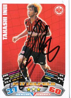 Takashi Inui  Eintracht Frankfurt   2012/2013 Match Attax Card orig. signiert 