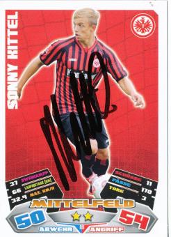 Sonny Kittel  Eintracht Frankfurt   2012/2013 Match Attax Card orig. signiert 