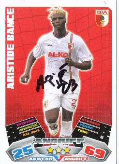 Aristide Bance  FC Augsburg   2012/2013 Match Attax Card orig. signiert 