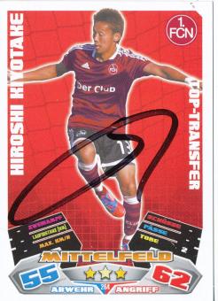 Hiroshi Kiyotake  FC Nürnberg   2012/2013 Match Attax Card orig. signiert 