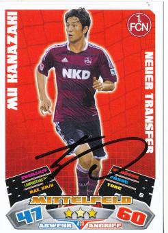 Mu Kanazaki  FC Nürnberg   2012/2013 Match Attax Card orig. signiert 
