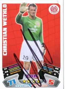Christian Wetklo  FSV Mainz 05   2012/2013 Match Attax Card orig. signiert 
