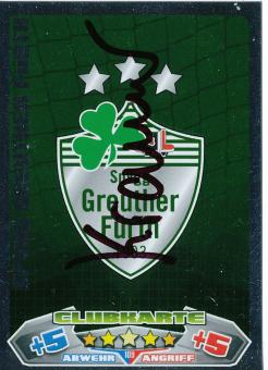 Frank Kramer  SpVgg Greuther Fürth  2012/2013 Match Attax Card orig. signiert 