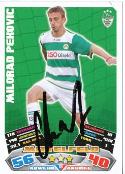 Milorad Pekovic  SpVgg Greuther Fürth  2012/2013 Match Attax Card orig. signiert 